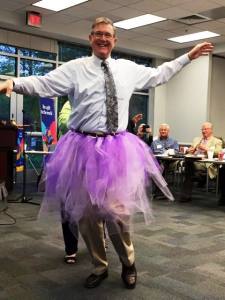 Our Purple Pinkie Dancing Queen courtesy of Bill Pollard.