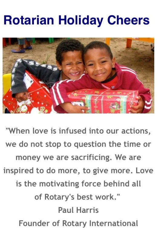 Rotarian Holiday Cheers
